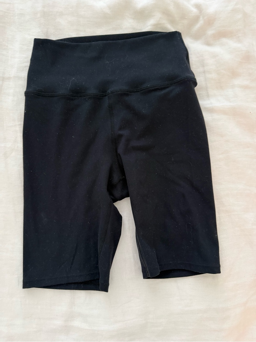 Joah Brown Black High-Waist Bike Shorts